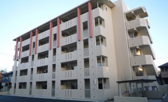 真砂本町住宅14号棟新築本体工事
